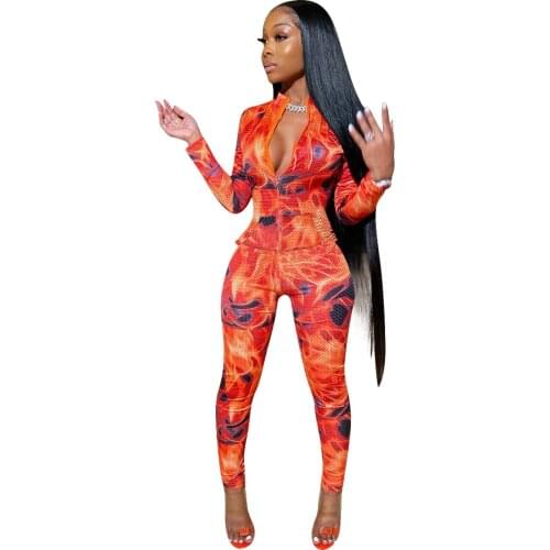 Air Mesh Women 2 Pieces Set Long Sleeve Woman Clothing Turtleneck V Neck Zipper Top + Biker Pants Sexy Matching Sets Jogger Suit