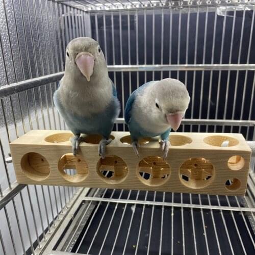 Pet Bird Chew Toys Parrot Perches Stand Platform Paw Grinding Toys for Parrot Parakeet Bites/Traning Toys