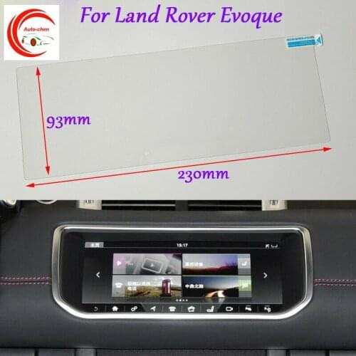 10.2 Inch GPS Navigation Screen HD Glass Protective Film For Land Rover Evoque Interior Sticker Accessories