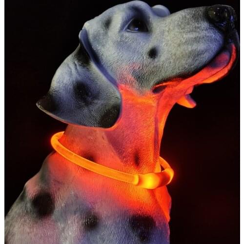 Pets Accessories Dog Products Led Pet Collar Led Pendant for Dog Tags Lights Personalized Quick Release ID Tags Rivet