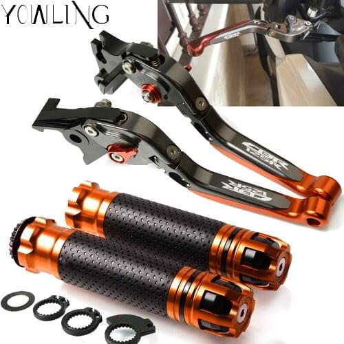 Motorcycle Accessories Aluminum Brake Clutch Levers Handlebar grip Handle Grips For HONDA CBR125R CBR 125R 2011 2012 2013 2014