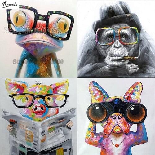 Full square/round cartoon animal 5D DIY diamond painting gift Embroidery Pattern 3D Cross stitch kits mosaic wall stickers