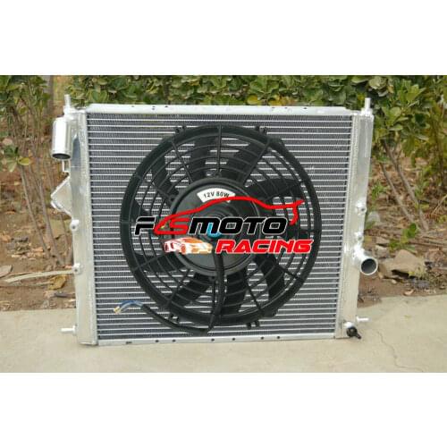Aluminum Radiator For Renault Clio 16S Clio Williams RSI et R19 16S F7P BC57 1.8L/2.0L 16V 1993-1998 1997 & OR With FAN