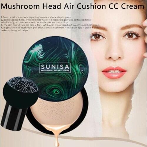 Mushroom Head Air Cushion BB Cream Concealer Moisturizing Whitening bb CC Foundation cosmetics korean cream cream G0R4