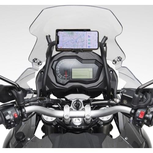 For BENELLI TRK502 TRK 520X Jinpeng TRK502 X Motorcycle GPS SMART PHONE Navigation GPS Plate Bracket Adapt Holder Kit