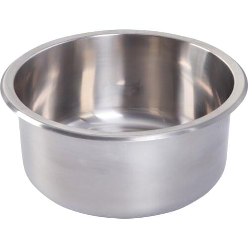 Ф300*130mm Stainless Steel Round Sink Polished GR-532B RV Caravan Camper Boat