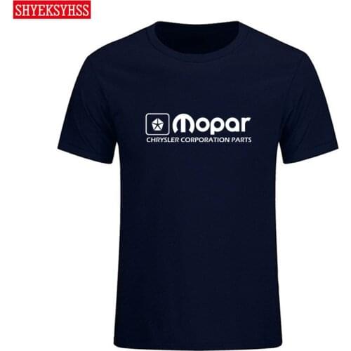 MOPAR logo mens T shirt Chrysler exclusive modified factory performance modified muscle car Tshirt car clothing T-shirt