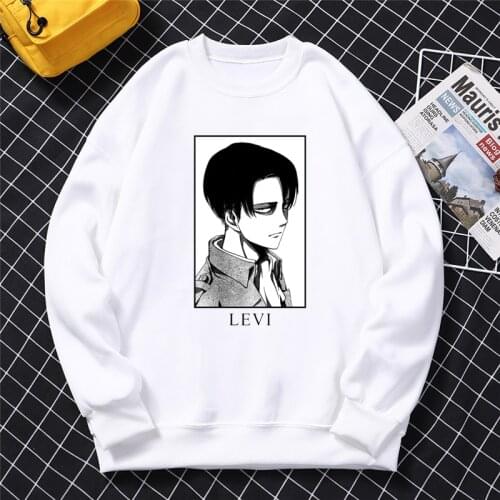 Anime Final Season Attack on Titan Levi Cartoon Men Hoodie Sweatshirt Attack Harajuku Manga Attack on Titan Male Hoody Pullovers