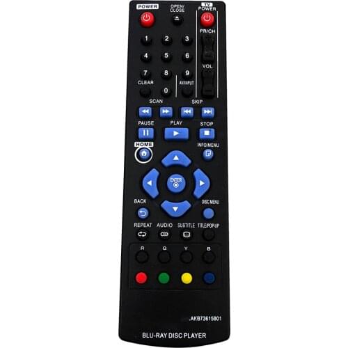 New Remote Control For LG Blu-ray DVD Disc Player Remote Control AKB73615801 FOR BP220 BP320 BP125 BP200 BP325W