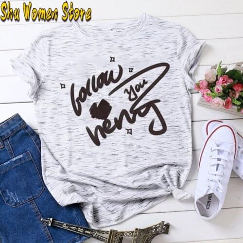 Cartoon Autumn T-shirt Letters Print Women tshirt Cotton Casual Funny t shirt For Lady Girl Top Tee Hipster Harajuku T-shirt