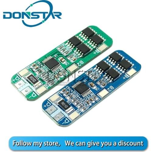 PCB 3S 10A 12V Lithium Battery Charger Protection Board Module For 3pcs 18650 Lipo Li-ion Battery Cell Charging BMS 11.1V 12.6V