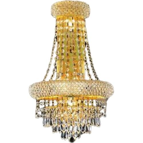 Phube Lighting Gold Crystal Wall Lamp Light Modern Chrome Crystal Wall Lamp Bedside Wall Lamp Sconce Light Lighti+Free shipping