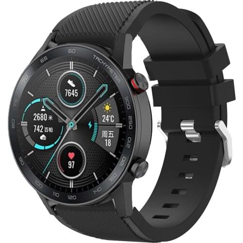 22MM silicone watch band For Huawei Honor Magic Watch 2 sport replacement WatchBands For Huawei Watch GT 2 46mm smartwatch strap