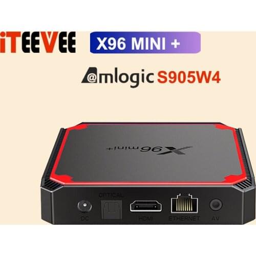 20PCS X96 Mini Plus Smart Android 9.0 TV Box Amlogic S905W4 Quad Core 4K Media Player 2.4G&5G Wifi X96mini Set Top Box