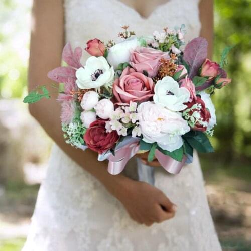 Wedding bouquet mariage bridal bouquet wedding flowers bridal bouquets fake flowers bouquet WAS10181