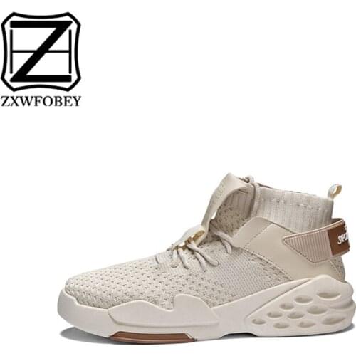 ZXWFOBEY 2019 New Mesh Men Women Casual Shoes Lac-up Couple Shoes Lightweight Comfortable Breathable Walking Sneakers