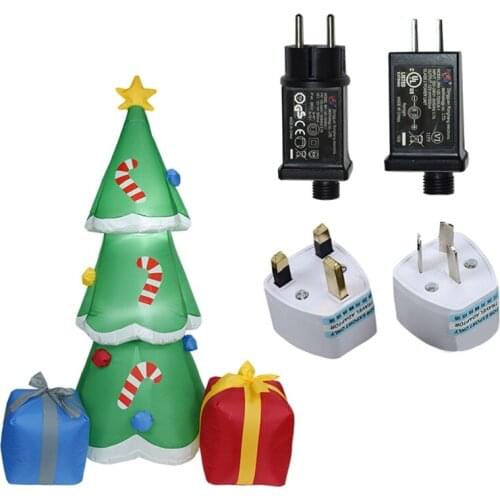 1.8m Christmas Tree Model with LED Light Inflatable Air Blower Outdoor Yard Garden Decoration Xmas Party Ornament