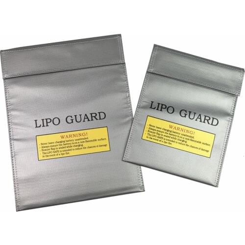 3.7v 7.4v 11.1v Li-Po Battery Fire-proof bag Safety Guard Safe Storage Bag Charge Charging Sack size ( 180x230mm ) ( 230x300mm )