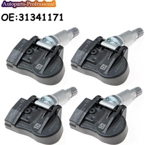4 Pcs/lot Car Auto accessorie TPMS Tire Pressure Sensor For Volvo C30 C70 S40 S60 S70 S80 V40 V50 V60 XC60 XC70 XC90 31341171