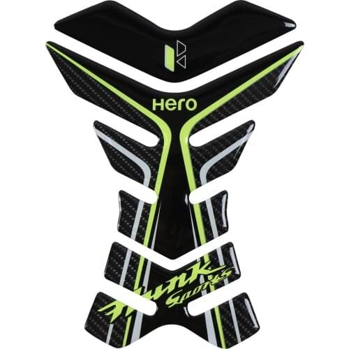 5D Carbon Fiber Motorcycle Tank Pad protector For Hero Honda Ktm Kawasaki Yamaha