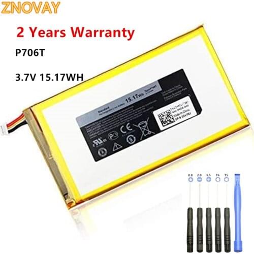 New 3.7V 15.17WH P706T Laptop Battery Compatible with Dell Venue 7 8 T02D 3730 3830 8" 0CJP38 02PDJW Tablet