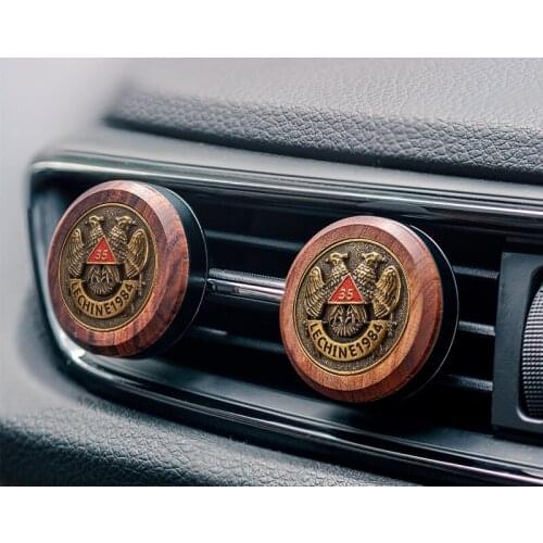 Animal Pattern Design Car Fragrance Wild Beast Car Flavoring Luxury Wood Car Scent Diffuser Smell the Car