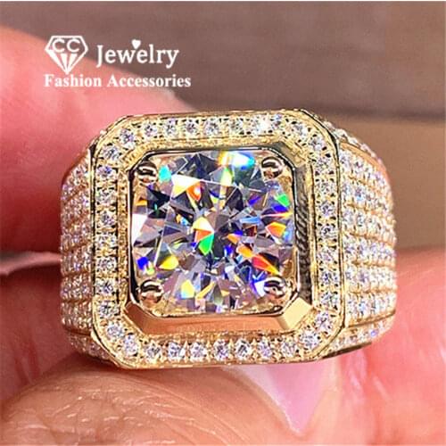 CC Luxury Rings For Man and Women S925 Sterling Silver Fine Jewelry Wedding Cubic Zirconia Ring Accessories Drop Shipping CC3150