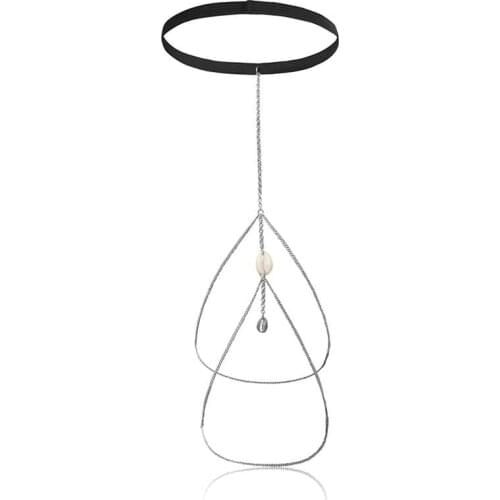 2021 New Leg Chain Layered Fashion Elastic Shell Body Chain Thigh Chain For Women Girls Leg Chains Body Jewelry