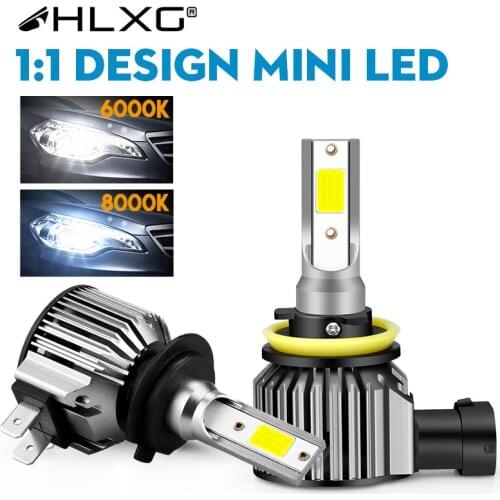 For VW polo sedan 2008 2015 Led H4 Hi/Lo Car Headlight H7 H11 H8 9005 9006 hb4 6000K 8000K Auto LED 12V For Volkswagen HLXG