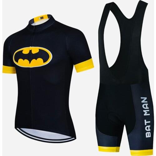 Halloween New Mens Cycling Jersey Set MTB Bicycle Clothing Bike Wear Clothes Short Sleeve GEL Bib Sets Roupa Ciclismo Masculino