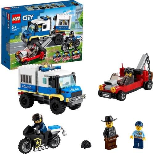 LEGO City Prisoner Transport Vehicle Toy Building Set for Kids 60276 (244 Pieces)