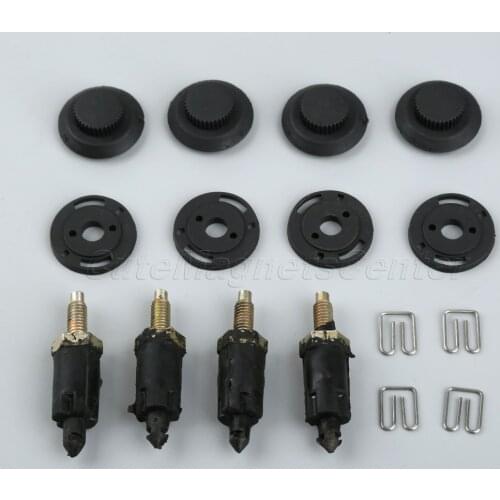 Mtsooning Engine Cover Clip Bolts Bonnet Hood Kit for Peugeot 206 207 307 406 407 Citroen Berlingo C4 Coupe C5 Hatchback Xsara