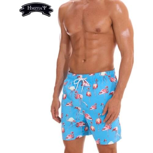 Summer Mens Quick-Drying Beach Pants Slim Beach Surf Shorts Fitness Sports Pants Volleyball Swimming Trunks