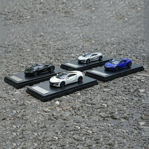 Diecast 1:64 Honda NSX Car Model Sports Car Alloy Simulation Vehicle Model Collectible Souvenir Ornaments Boy Toys Display Gift