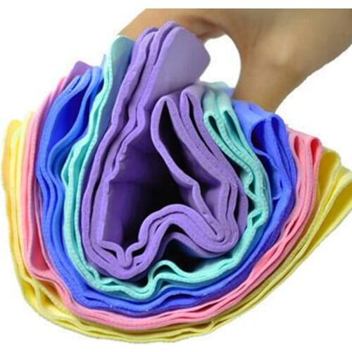 New Car-styling 66*43cm Natural Soft Chamois Car Auto Cleaning Cloth Washing Suede Absorbent Towel Car Styling Chamois Towel