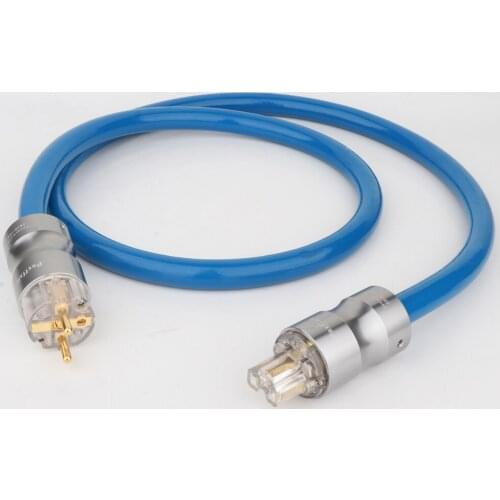 Preffair Hifi audio Power EMC Shielded EU/US AC Power Cord Silver Plated Power Cord Cable D511 HIFI Power Cable For Tube amp