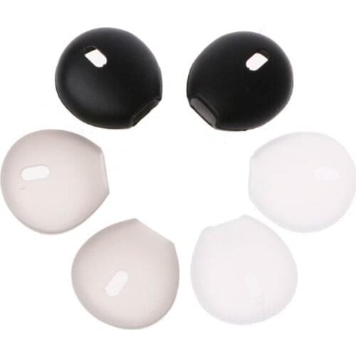 6 Pcs Silicone Earphone Ear Tips Earpads For iPhone 5 6 7 8 Plus Airpod Earbud