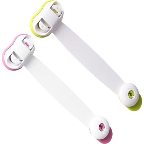 Boy Girl Drawer Lock Child Safety Lock Prevent being Squeezed Kid Window Refrigerator Safety Buckle Prevent Baby opening Cabinet