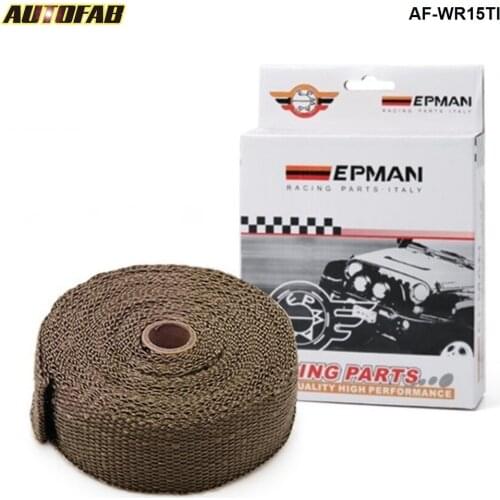 10M HEAT WRAP EXHAUST MANIFOLD&4CABLE TIESExhaust Thermal Protection Fit Honda Civic EM ES 2Dr/4Dr 2001-2003 AF-WR15TI