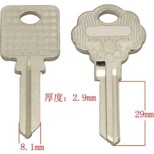 20pcs Single row double tooth bottom 2 blank key door key B210
