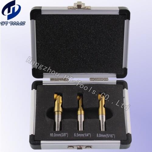 3 Pcs HSS Center Automotive sheet metal Spot welding Remove bit Tool 6.5MM 8MM 10mm Spot welding bit
