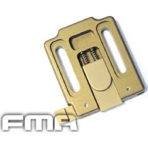 FMA Aluminum Helmet NVG Mount BK/DE