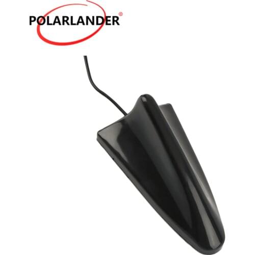 Car Styling Shark Fin Antenna For B/MW Decorative Radio Signal Aerial for T/oyota FOR V/W FOR H/onda FOR A/udi FOR S/koda Black