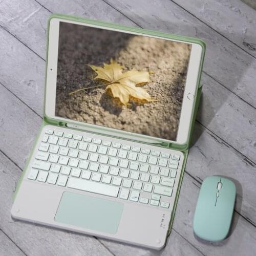 Bluetooth keyboard Wireless Mouse For iPad Pro 11 Case 2021 2020 iPad Air 4 Case 10.2 iPad 8th Generation Case 9.7 5 6th Air 2