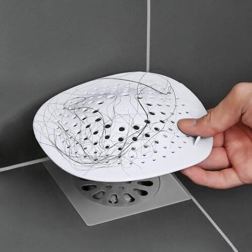 Household Sewer Floor Drain Covers Kitchen Bathroom Sink Hair And Sundries Filter Portable Silicone Anti Clogging Strainer