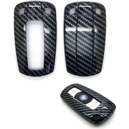 Carmonmon 3 Buttons Smart keyless Entry Remote Key Fob case Cover for BMW 1 2 4 5 6 Series,for BMW Old Smart Key