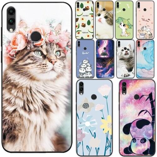 For Honor 8C Case Protective Fundas on Honor 8X 8C TPU Fashion Cover For Huawei Honor 8C 8X Soft Silicone Phone Case Capa Animal