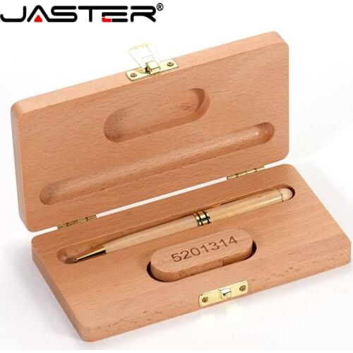 JASTER Creative USB 2.0 Ballpoint Pen Case + Flash Drive 4GB 8GB 16GB 32GB 64GB 128GB Gift (Free Custom Logo)