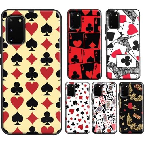 CASINO PLAYING CARDS COLLECTION Phone Case For Samsung S10 Plus S8 S9 S10e S20 FE S21 Ultra Note 9 Note 10 Note 20 Ultra