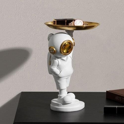 Resin Decorated Statue Nordic Home Decoration Figurine Miniature Living Room Desk Storage Sculpture Modern RoomDecor Accessories